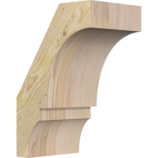 Ekena Millwork 6"W x 8"D x 12"H Balboa Rough Sawn Knee Brace, Douglas Fir BRC06X08X12BOA00RDF - main